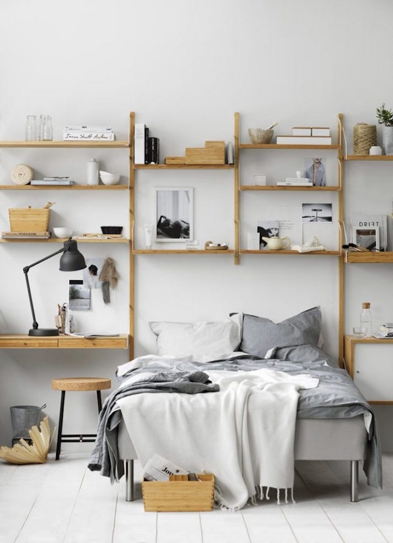IKEA SVALNAS Shelf With Storage