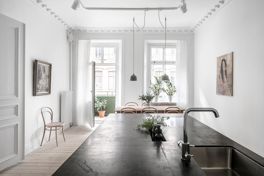 Minimalist Scandinavian Kitchen Interior Design
