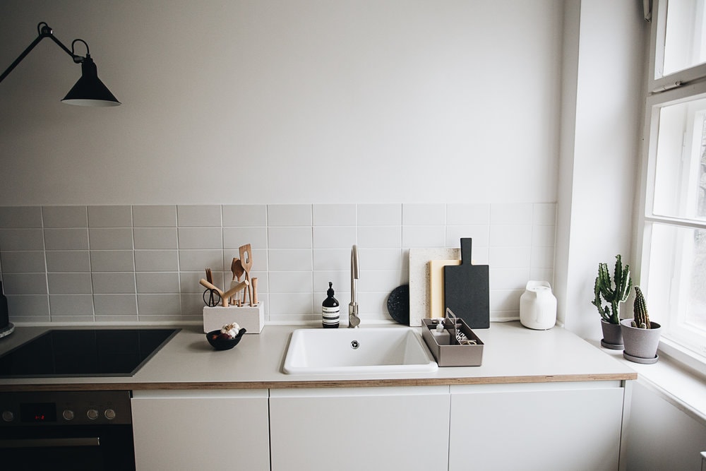 Minimalist Kitchen Interior - Christoph Kummecke Apartment - Berlin