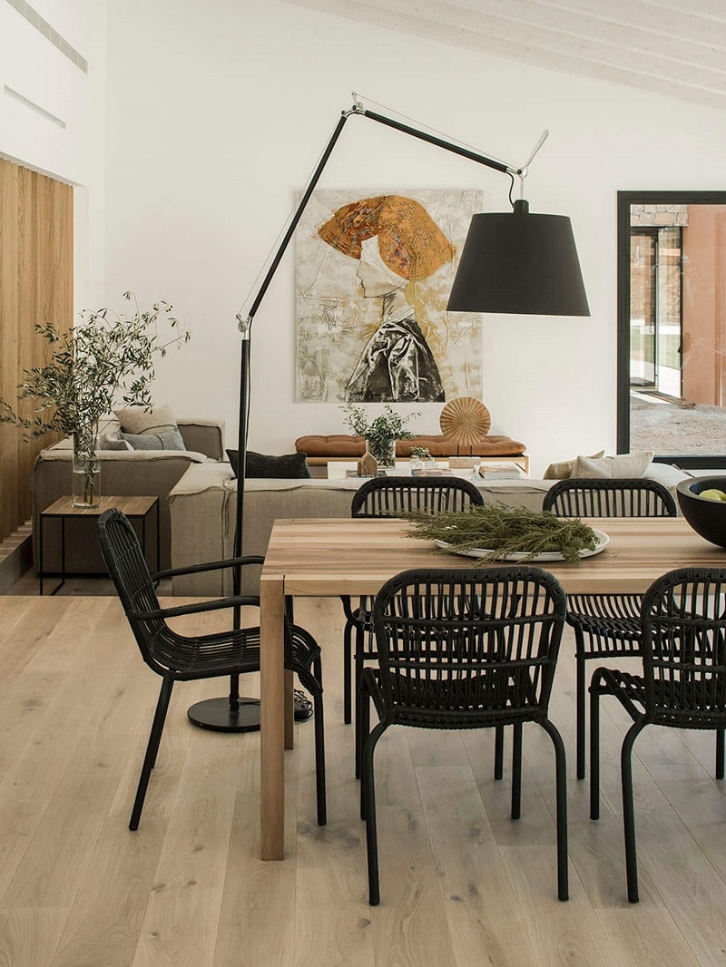 Oak x Stone Home Interior by Susanna Cots, Girona