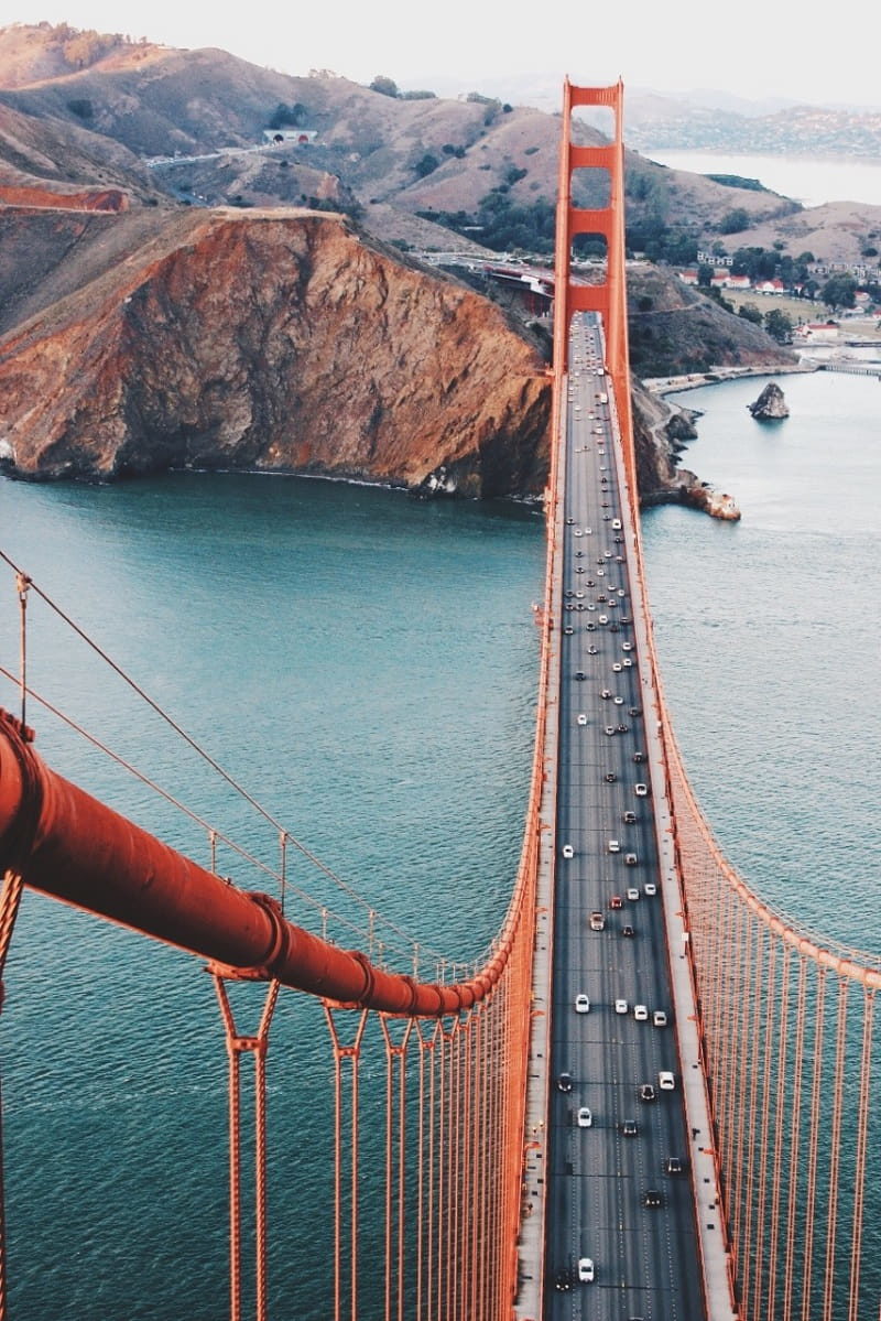 Golden Gate Bridge Aerials, San Francisco, California, United States