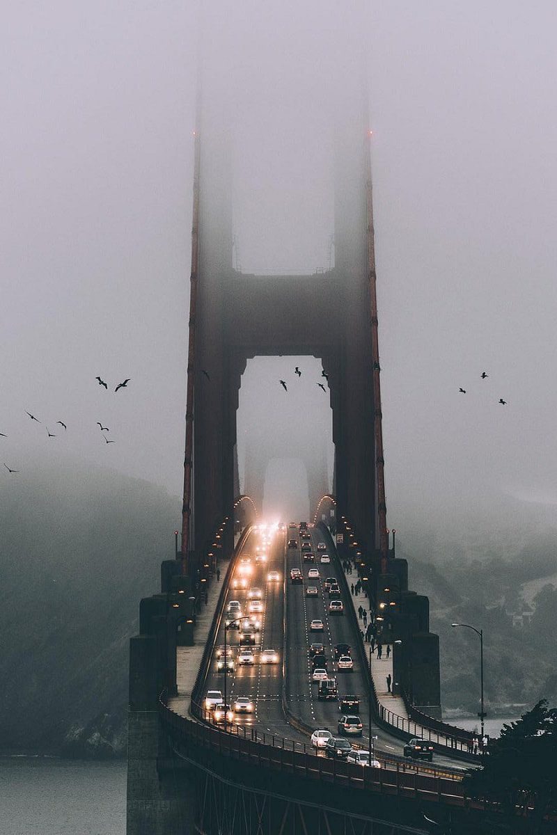 Golden Gate Bridge Fog, San Francisco, United States