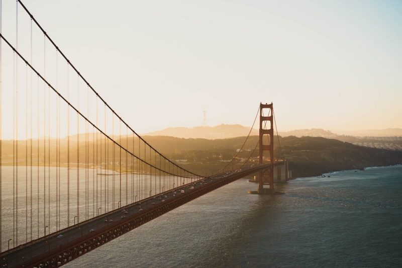 Golden Gate Bridge Sunset, San Francisco, United States - Photographer Michal Pechardo