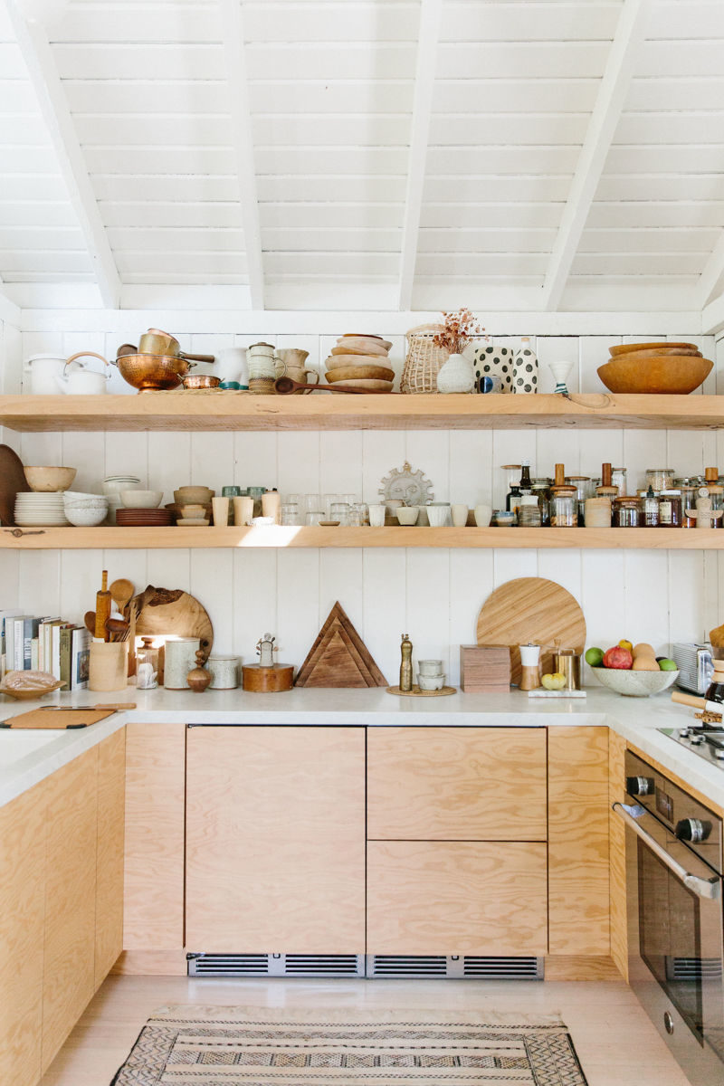 Kitchen Interior Of Serena Mitnik-Miller x Mason St. Peter in Topanga Canyon