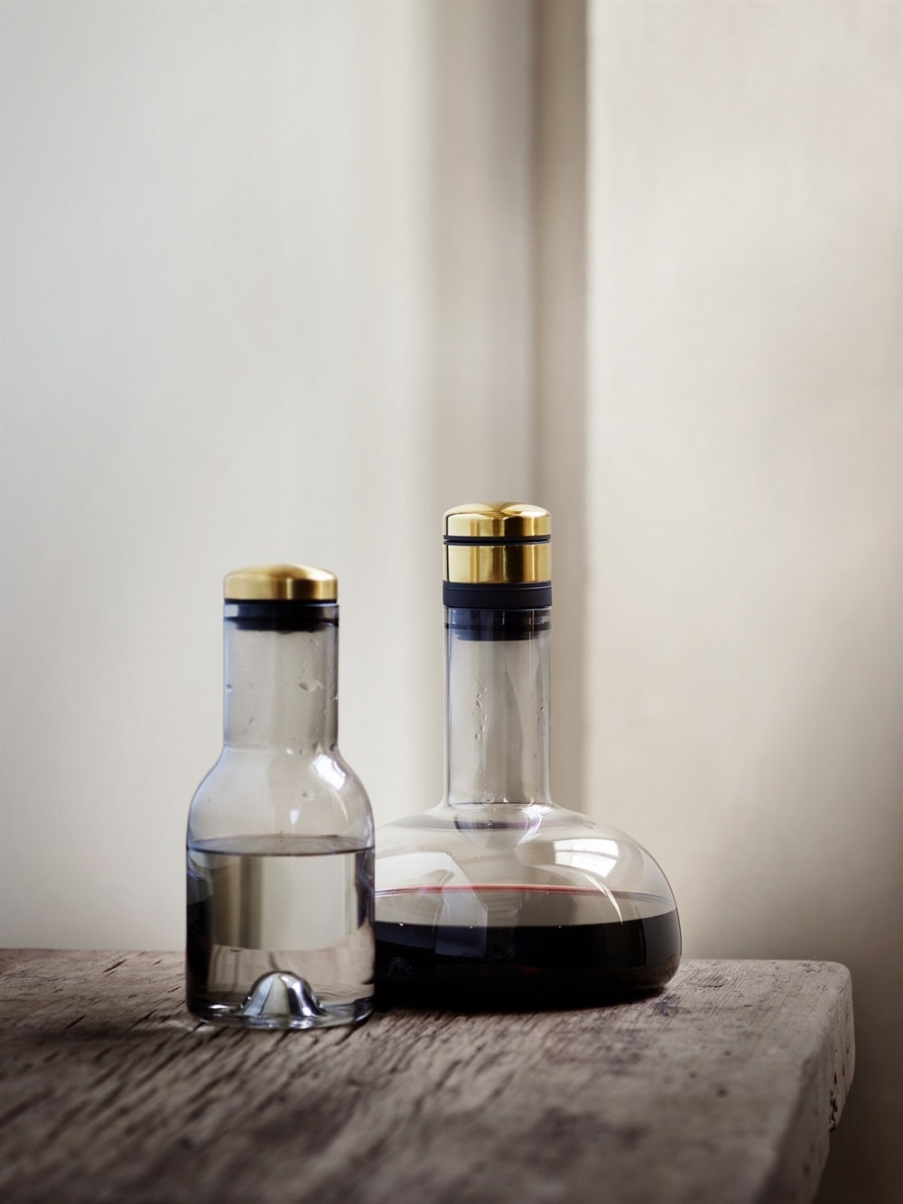 Water Bottle and Wine Breather Designed by Norm Architects & Peter Orsig