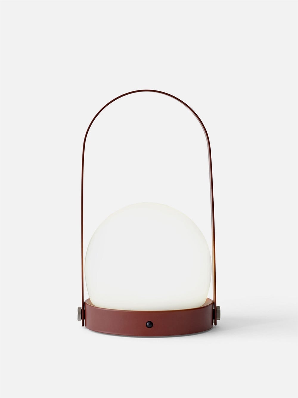 Menu Burgundy Carrie Portable Table Lamp Designed by Norm Architects