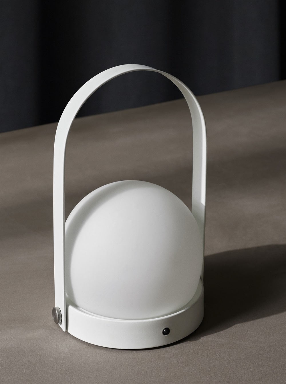 MENU White Carrie Portable Table Lamp Designed by Norm Architects