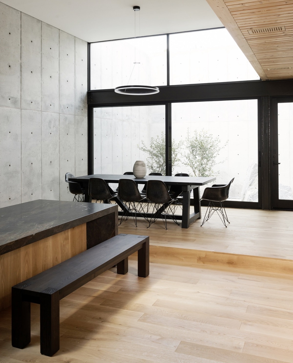 Concrete x Wooden Home by Robertson Design