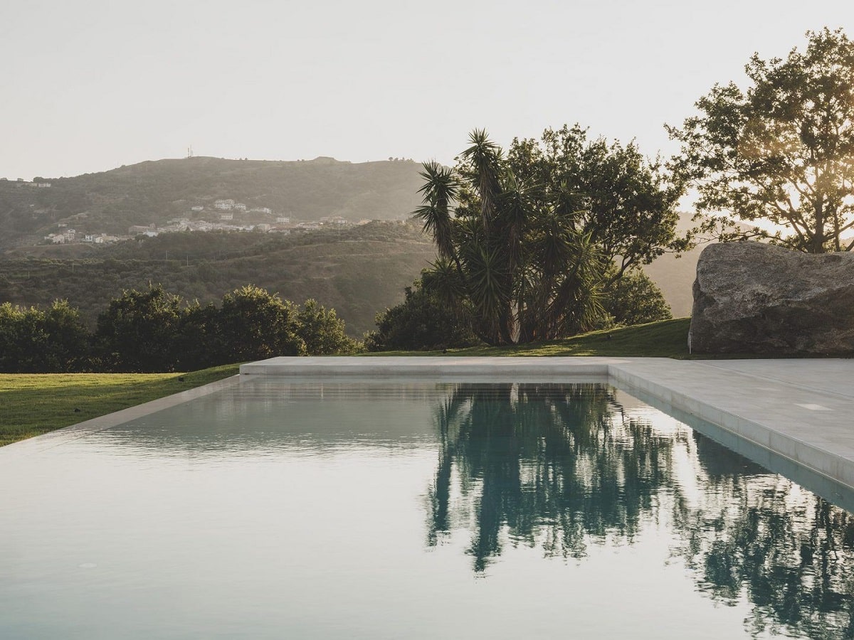 Luxury Mediterranean Swimming Pool House