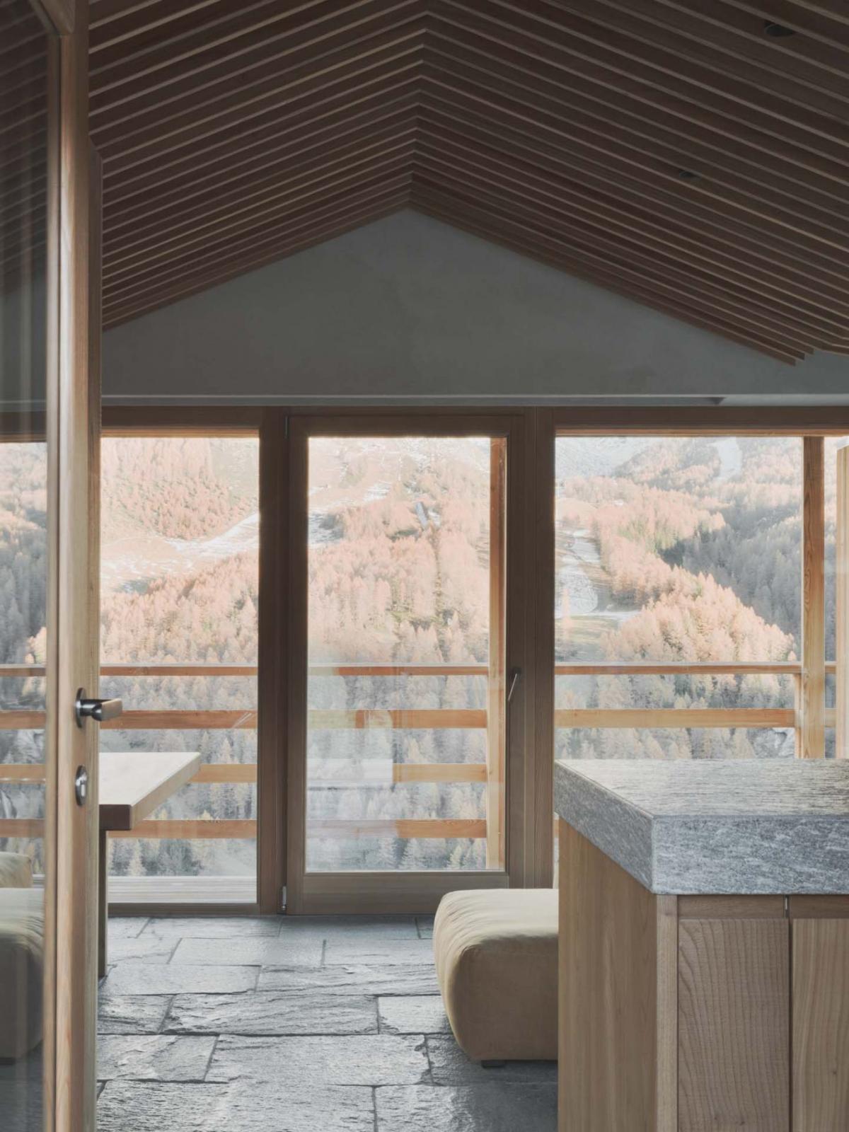 Wooden Cabin Minimal Interior Design