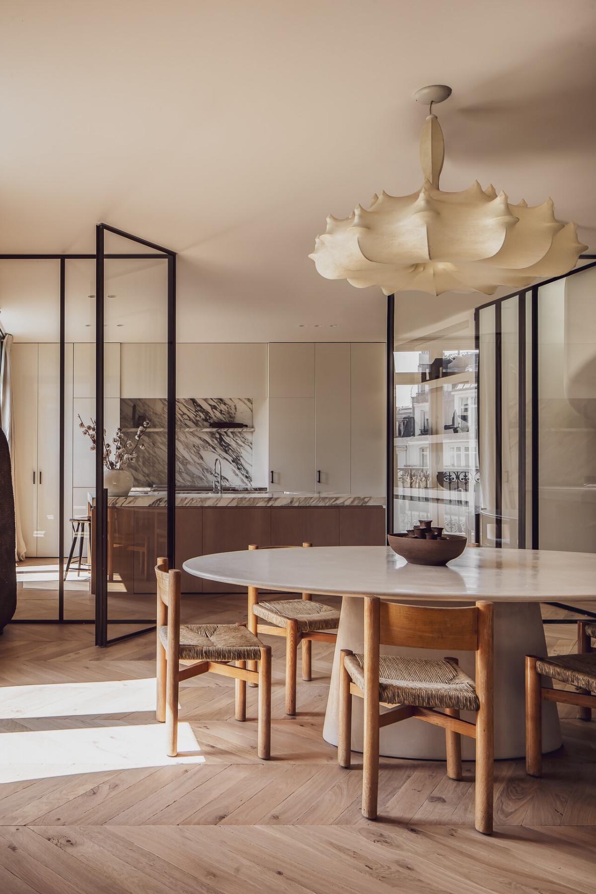 Apartment Interior in Paris by Helene Van Marcke