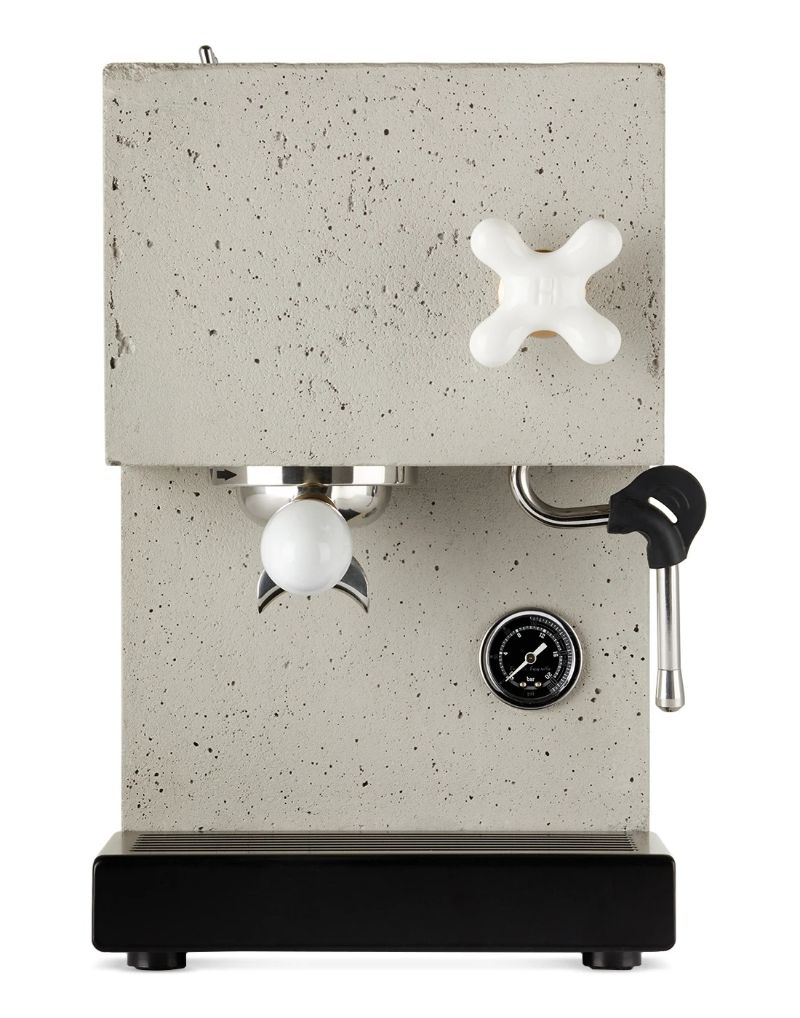 SSENSE Exclusive Grey Concrete Espresso Maker by AnZa on Sale Design Shop Minimal Homeware